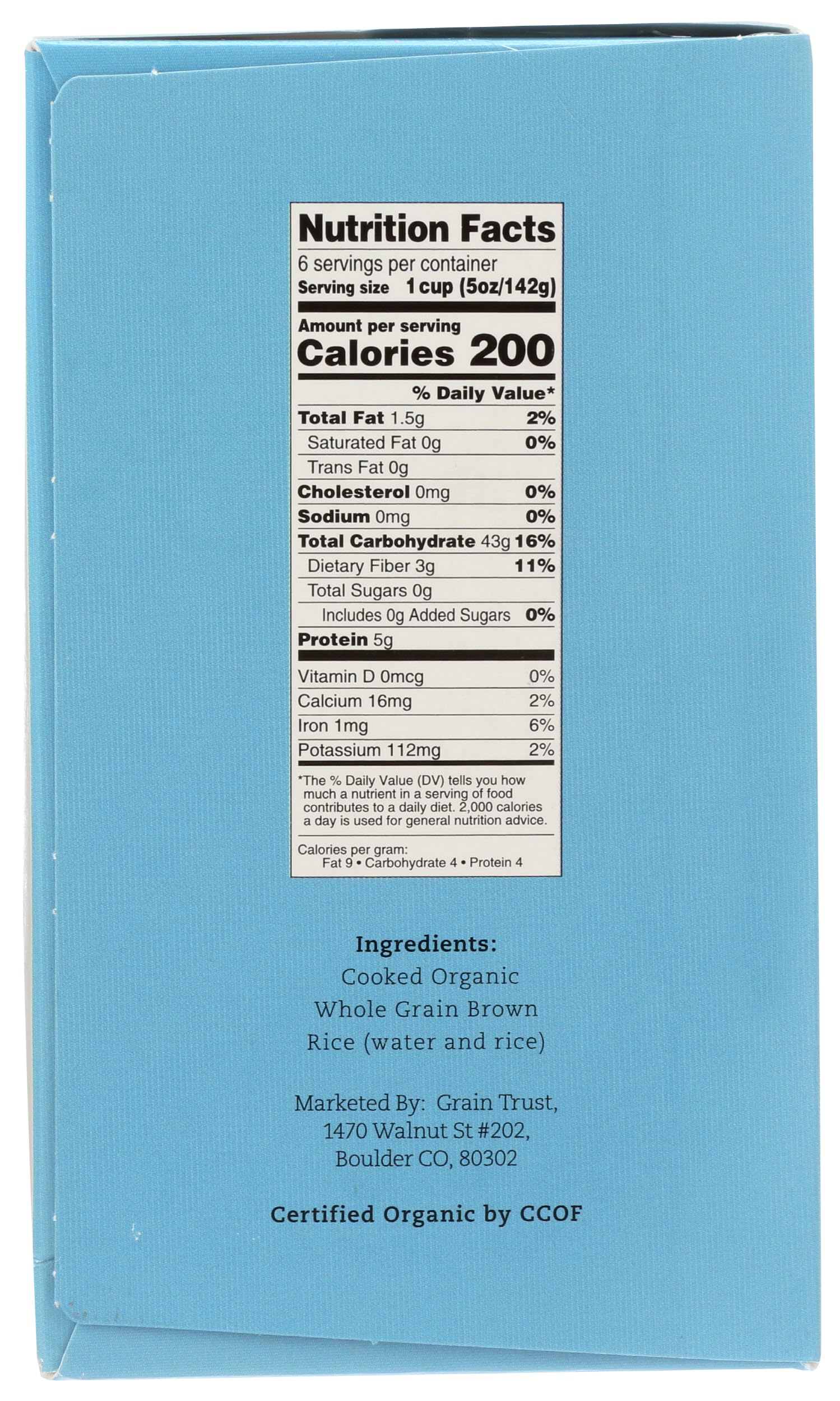 Grain Trust Organic Steamed Brown Rice 3 Count, 30 OZ