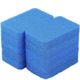 Silicone Sponges Kitchen Scrubber, Sponges for Dishes, Fragrance Free, Odor Free, 10 PCS Non-Scratch Scrub Sponges, Blue