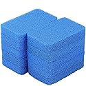 Silicone Sponges Kitchen Scrubber, Sponges for Dishes, Fragrance Free, Odor Free, 10 PCS Non-Scratch Scrub Sponges, Blue