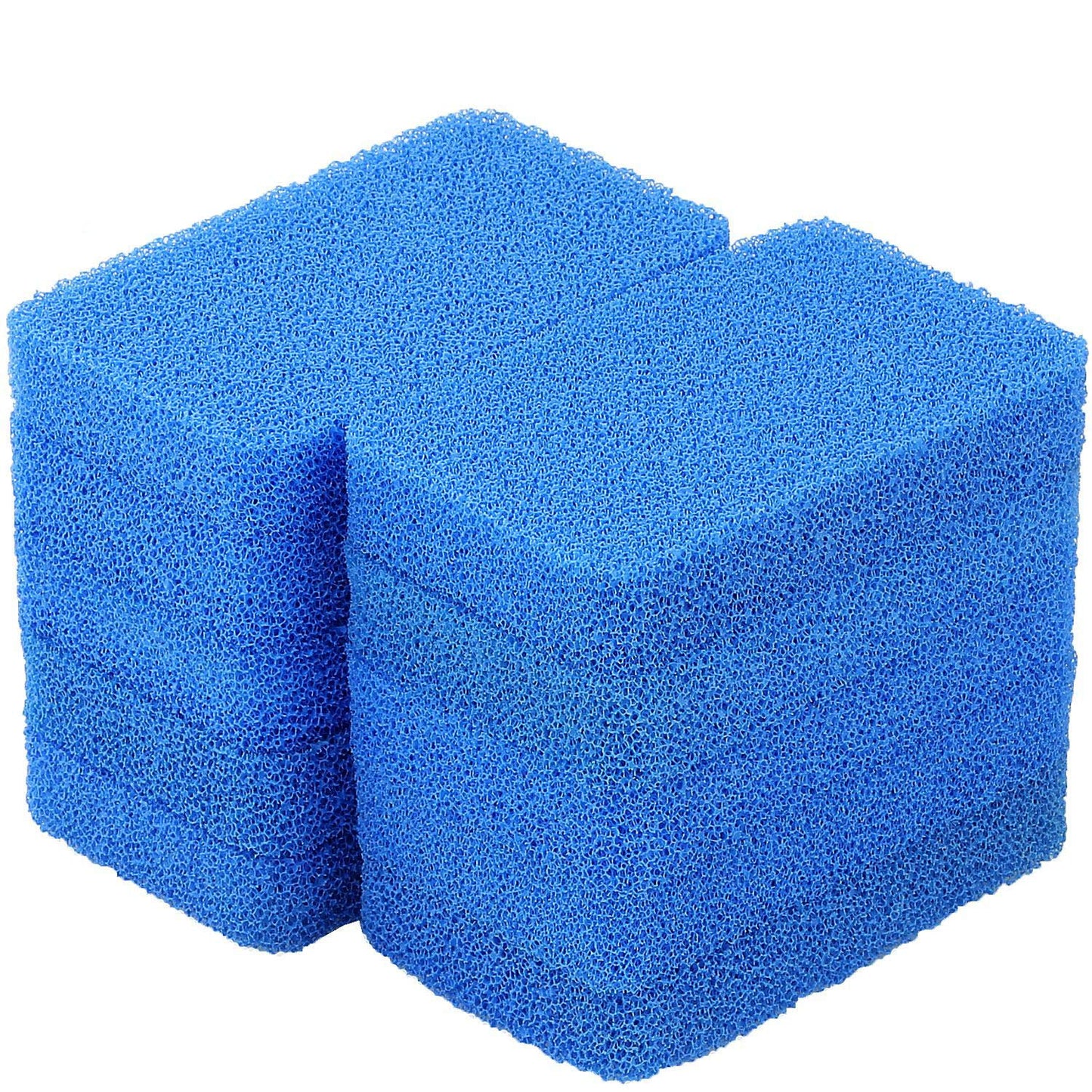Silicone Sponges Kitchen Scrubber, Sponges for Dishes, Fragrance Free, Odor Free, 10 PCS Non-Scratch Scrub Sponges, Blue