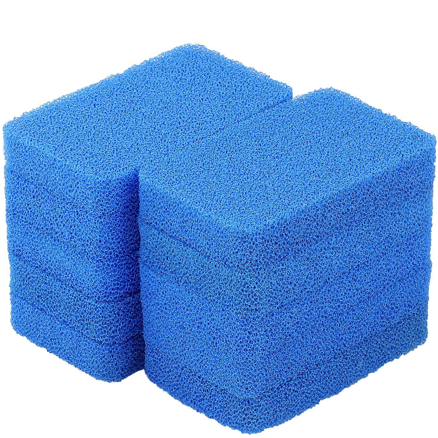 Silicone Sponges Kitchen Scrubber, Sponges for Dishes, Fragrance Free, Odor Free, 10 PCS Non-Scratch Scrub Sponges, Blue