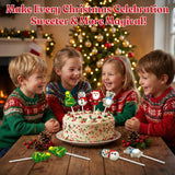 Christmas Lollipops - Holiday Suckers - 24 Individually Wrapped Bulk - Christmas Candy Variety Pack - Santa, Christmas Tree, Snowman, Polar Bear