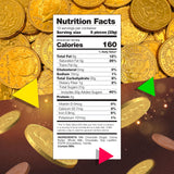 Chocolate Coins | 1 Pound Bag | Belgian Chocolate | Gold Chocolate Coins | Individually Wrapped Candy | Gold Candy for Party Favors, Goodie Bags