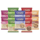 Kakookies A Cookie Re-Imagined, Assortment of 5 Flavors (Box of 12 Cookies), Soft-Baked, Plant-Based, Dairy Free, Gluten Free, Vegan