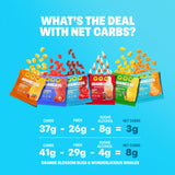 Shameless Snacks Candy Carnival - Sour Candy & Fruit Snacks, Gummy Candy Variety Pack, Strawberry Orange Mango Cola, Keto Snacks 3g Sugar Gluten Free