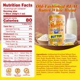 Martins Butter Bread - Sliced White Bread w/Old Fashioned Bakery Fresh Taste - Made with Real Butter, Nonfat Milk, Wheat Flour & Cane Sugar - Perfect
