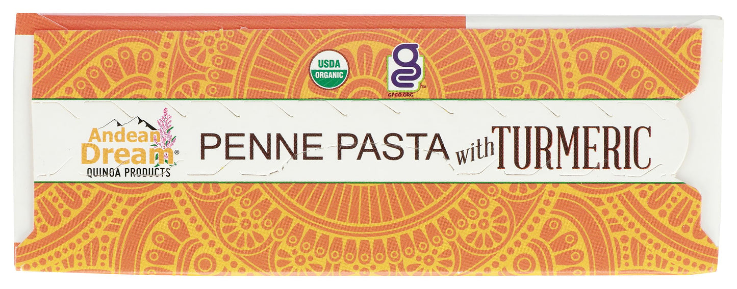Andean Dream, Pasta Quinoa Turmeric Organic, 8 Ounce