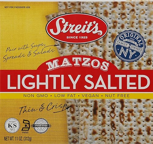 Streit's, Matzos Lightly Salted, 11 Ounce