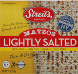 Streit's, Matzos Lightly Salted, 11 Ounce