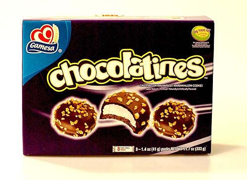 Gamesa Chocolatines, 11.7-Ounce Boxes (Pack of 12)