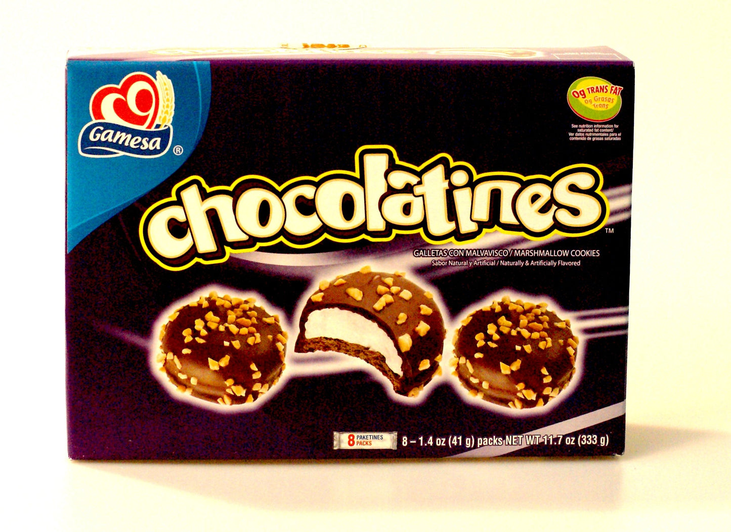 Gamesa Chocolatines, 11.7-Ounce Boxes (Pack of 12)