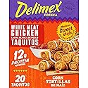 Delimex White Meat Chicken Taquitos Frozen Snacks, 20 ct Box