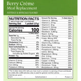Weight Loss Systems Meal Replacement Smoothie - Berry Creme - High Protein 15g - Low Carb - Vitamins and Minerals - (7/Box)
