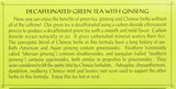 Triple Leaf Tea, Decaf Green Tea with Ginseng, 20 Tea Bags (Pack of 6)