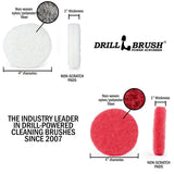 Bathroom - Cleaning Supplies - Drill Brush Power Scrubber Pads - Shower Cleaner - Bathtub - Bath Mat - Bathroom Sink - Tile Cleaner - Baseboard