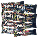 Tosi Variety Pack Protein Bars, Plant Based with Nuts, Gluten-Free Crunchy Snacks, Vegan, Organic, Flax & Chia Seeds, Soy-Free, Omega 3s, 5G-20G