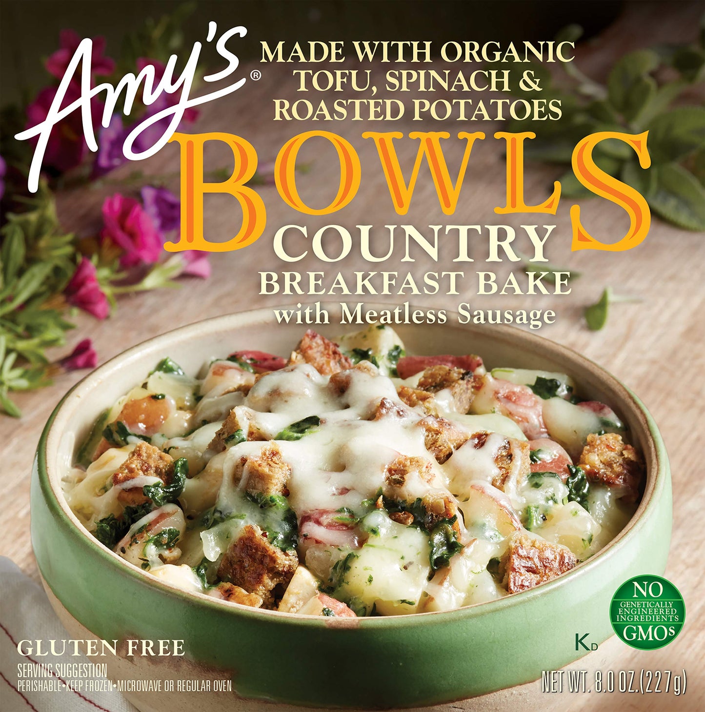 Amy's Breakfast, Country Breakfast Bake, 8.0 Ounce (Frozen)
