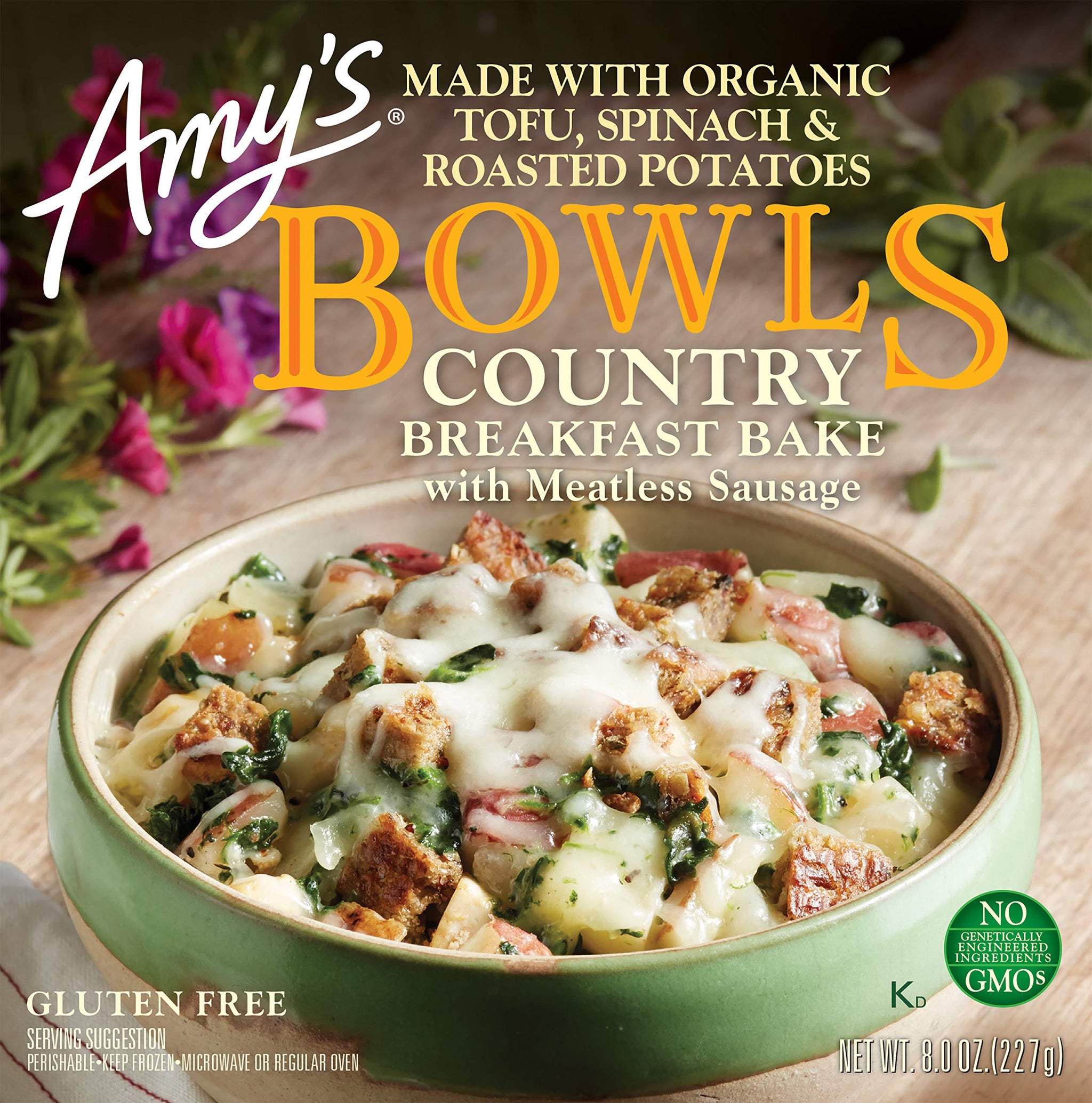 Amy's Breakfast, Country Breakfast Bake, 8.0 Ounce (Frozen)