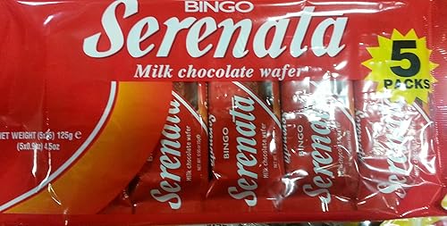 Serenata Milk Chocolate Wafer By Bingo (3 Pack)