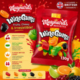 Maynards Wine Gums Bag 130g (Pack of 2)