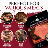 My Family's Seasoning Prime Rib - Dry Seasonings and Spices for Cooking - Savory Smoking Rubs for Roast - Perfect for Ribs Grilling - Steaks Rub Spice