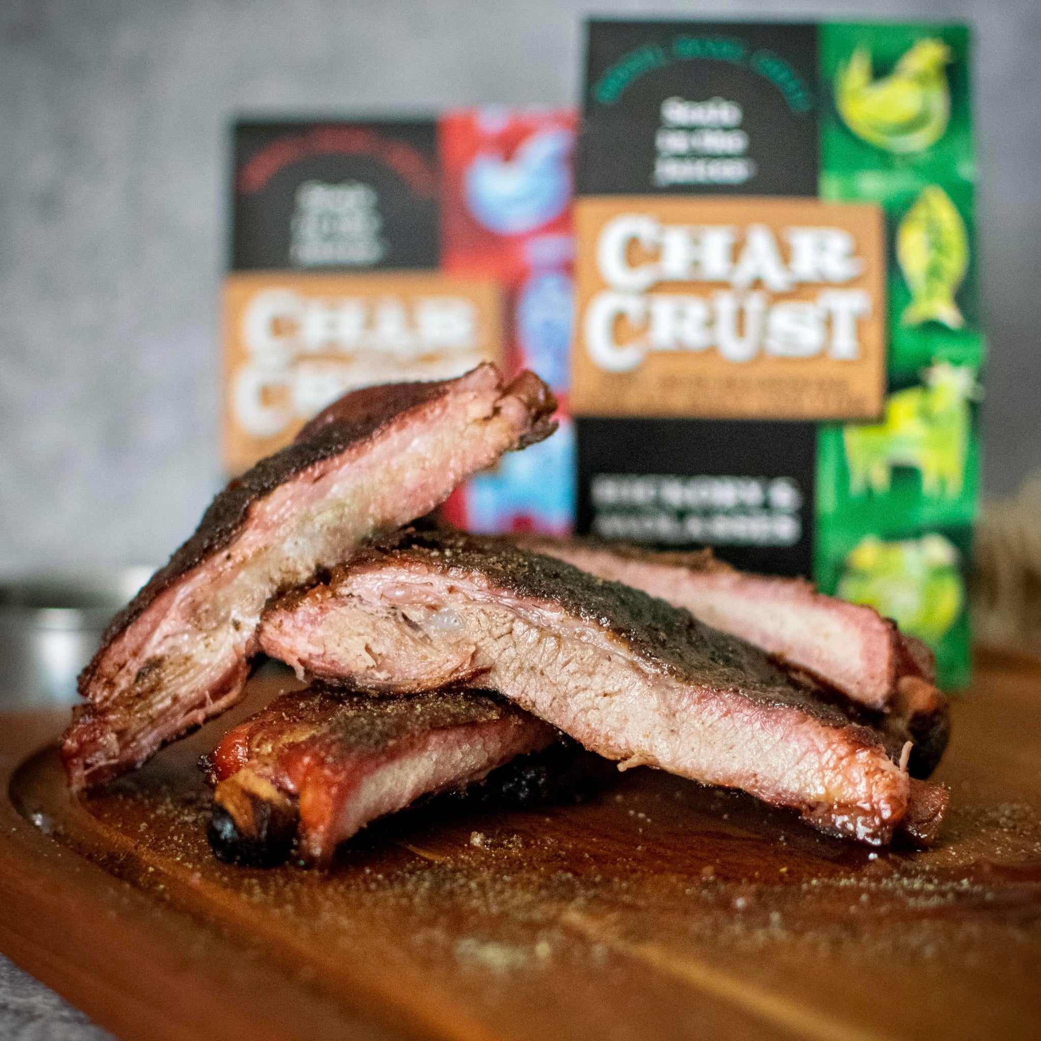 Char Crust Dry-Rub Seasoning, Popular Assortment Holiday Cooking Pack for Grilling and Entertaining, 6 Count