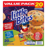 (Value Pack) Little Bites Party Cake Muffins, 20 individual packs, (1.5 oz each), Cake and Sprinkles Mini Muffins, 30 oz Multipack
