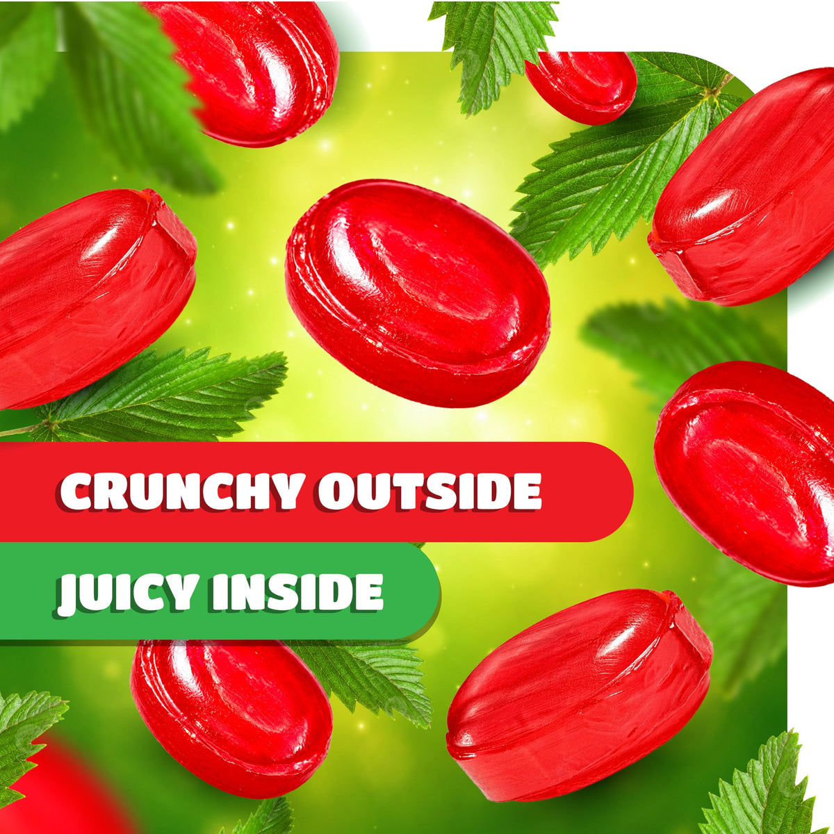 Arcor Strawberry Bon Bons Hard Candy - 1 Lb Pack