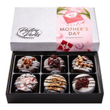 Pastry Perks Mother’s Day 6 Gourmet Chocolate-Covered Cookies, Gift Box - Sweet Treats for Mom, Grandma, and Women - Food Delivery Gift Ideas