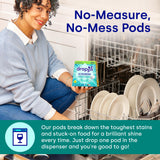 Dropps UltraWash Dishwasher Detergent Pods, Lemon Citrus (32 Ct) - Cuts Grease & Stuck-On Food | Sparkling Dishes & Glasses | Residue-Free | Clean