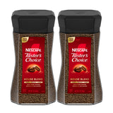 NESCAFÉ Taster's Choice Instant Coffee, Light Medium Roast Coffee, House Blend, 2 Jars (7 Oz Each)