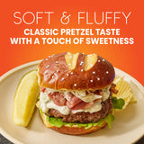 King's Hawaiian Pretzel Hamburger Buns, 4 ct, 10.5 oz