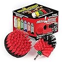 Outdoor Cleaning Supplies - Stiff Bristle Outdoor Power Scrubber - Concrete and Brick Stain Remover - Concrete Pools Cleaning Kits- Heavy Duty Deck