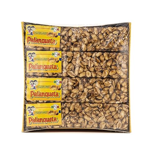 MDM PALANQUETA PEANUT BRITTLE BAR 4.6OZ 12CT TRAY CACAHUATE