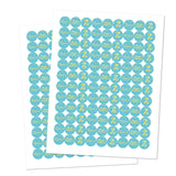 7th Birthday Kisses Stickers, Seven Blue Kiss Labels for Boy Happy Birthday Party, Chocolate Drop Tabletop Decorations, Candy Not Included. Made in