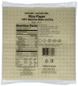 4 Packs Three Ladies Spring Roll Rice Paper Wrappers (Square 22cm)
