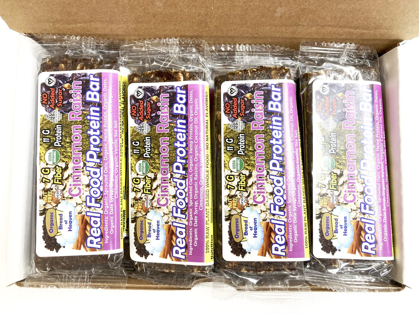 Real Food Protein Bars - Cinnamon Raisin