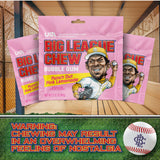 Big League Chew Pink Lemonade Bubble Gum 3-Pack - 2.12oz Packets - Pink Lemonade Baseball Gum - Big League Chew Baseball Candy Set for Treats, Party
