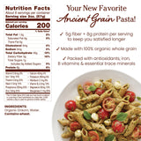 Jovial Einkorn 100% Organic Whole Grain Penne Rigate - Einkorn Pasta, High Protein, Non-GMO, USDA Certified Organic, Lower Carb, Delicious Pasta Made