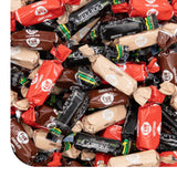 Taffy Candy Mix - 2 Pound Bag (150 Count) - Individually Wrapped Vanilla, Chocolate, Strawberry Caramels and Coffee Chews - Assorted Candy Variety