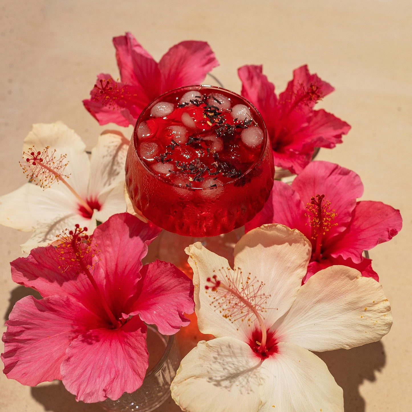Hibiscus Flower Loose Leaf Tea - 100% Certified Organic - Herbal Tisane - Caffeine Free Hot Loose Leaf Tea - 1lb Pouch - 16oz Resealable Bag - 1 Pack