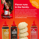 Dumpling Daughter - Spicy Sweet Soy - Brown Sugar Sweetened Dumpling Sauce Balanced with Spicy Chili Oil (8 Fl Oz, Spicy Sweet Soy)
