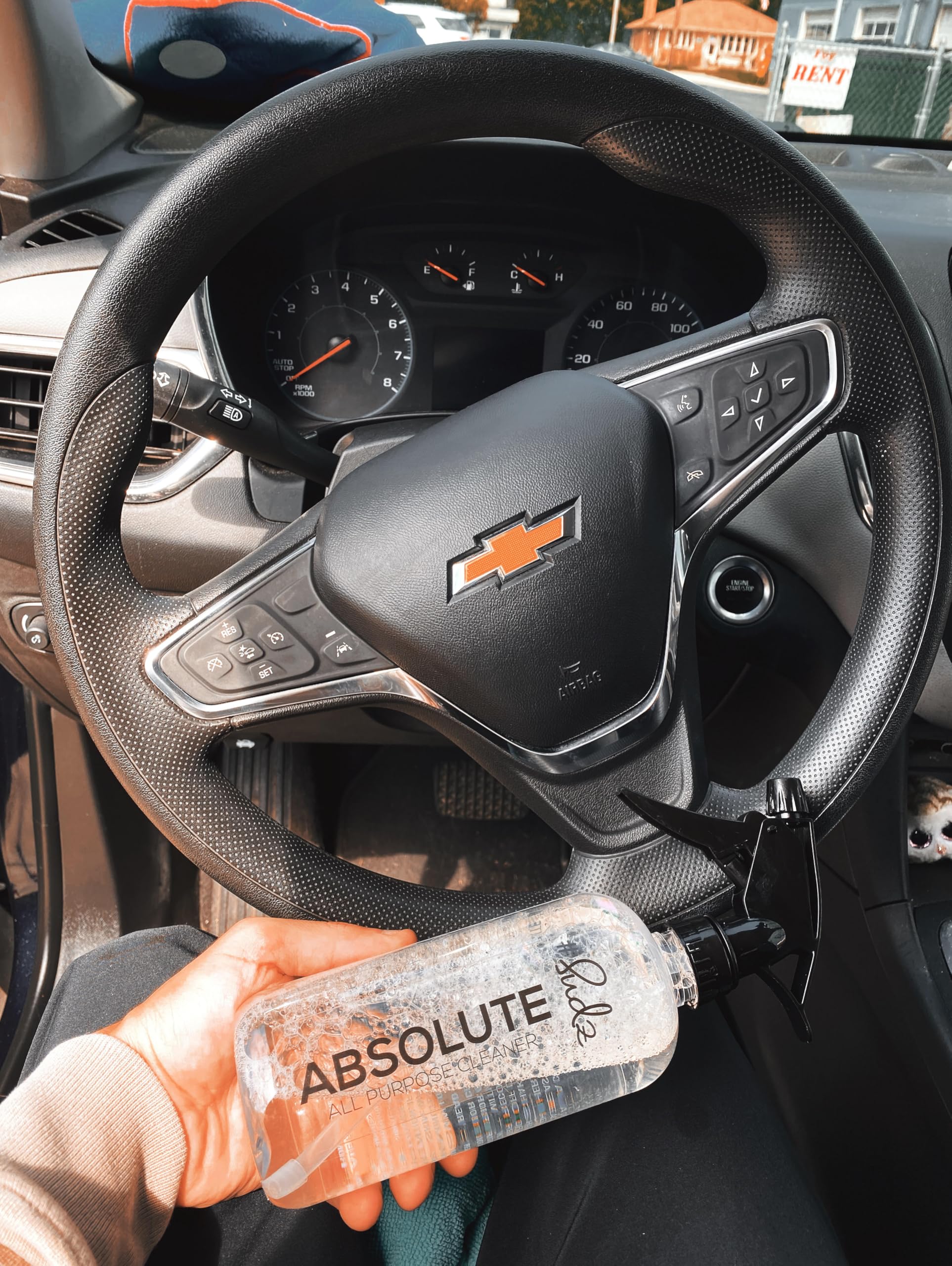 Absolute All Purpose Cleaner - Cleans leather, fabric, tires, wheels, engine bay, vinyl, shoes, + more - 16 oz.