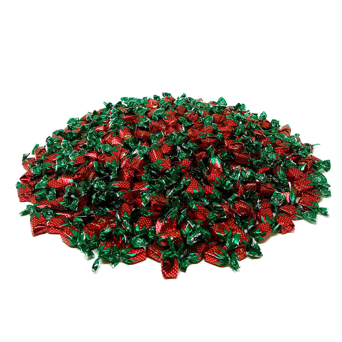 Bulk Bundle Strawberry Hard Candy Filled With Real Fruit Pulp 6 lbs Bon Bons Filled With Real Pulp American Old Fashioned Vintage Candy Individually