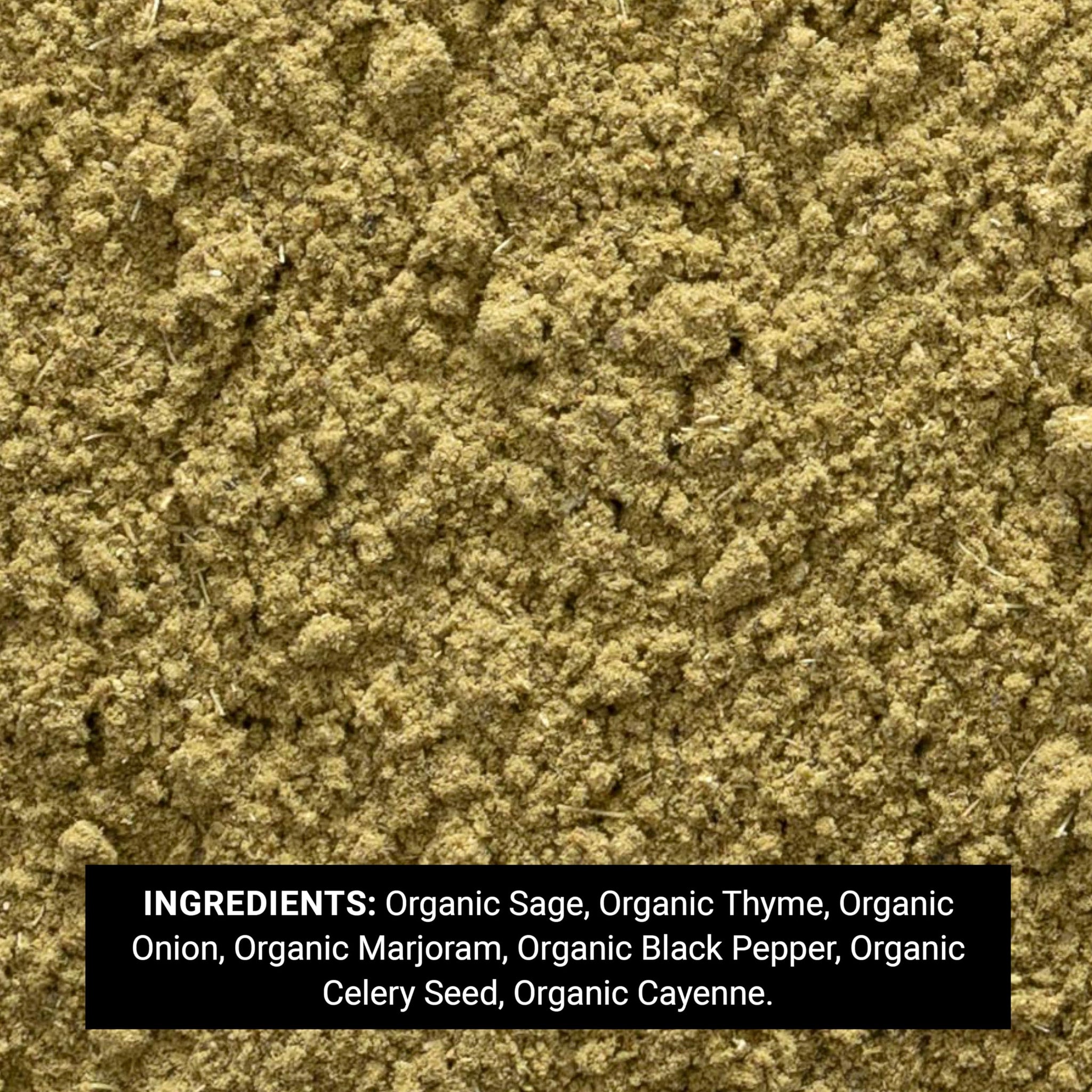 Frontier Co-op Salt-free Poultry Seasoning, 1-pound Bulk Bag, Blend of Sage, Thyme & Onion, Perfect for Poultry & Stuffing
