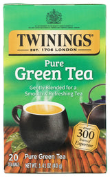 Twinings Green Tea, 1.48 Ounce Box 20 individual tea bags