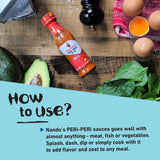 Nando's PERi PERi Garlic Sauce - Medium Heat Tangy Flavor | Gluten Free Hot Sauce, 9.1 oz Bottles (4 Pack)