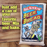 ASS KICKIN’ Beer Bread Mix -Premium Gourmet Gift-16 Ounces (Pack of 6)