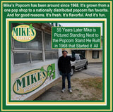 Mike's Popcorn - Traditional White Delight, Premium Classic Popcorn Cooked, Large 14 Oz Bag