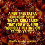 FLYBYJING Xtra Crunchy Sichuan Chili Crisp: Spicy, Tingly, Savory, Vegan, Nut-Free, Sugar Free Premium Chili Crunch - Good on Noodles, Proteins